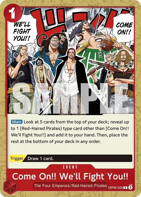 Come On!! We'll Fight You!!